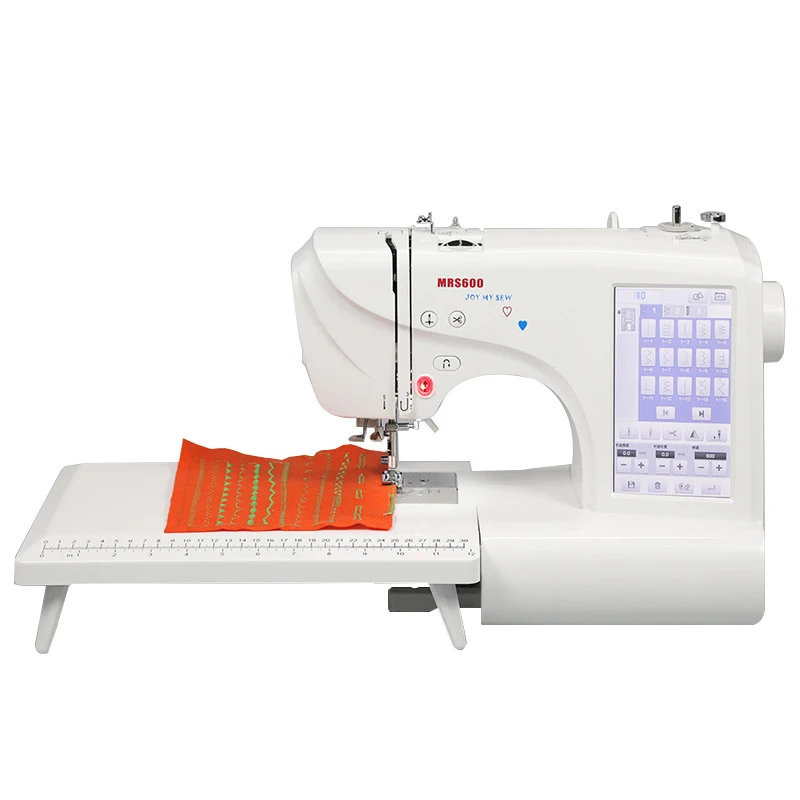 MRS600 Computerized Sewing Machine 132 Types of Sewing Stitches, 7-Inch Touch Screen Display Embroidery Equipment 220V/110V