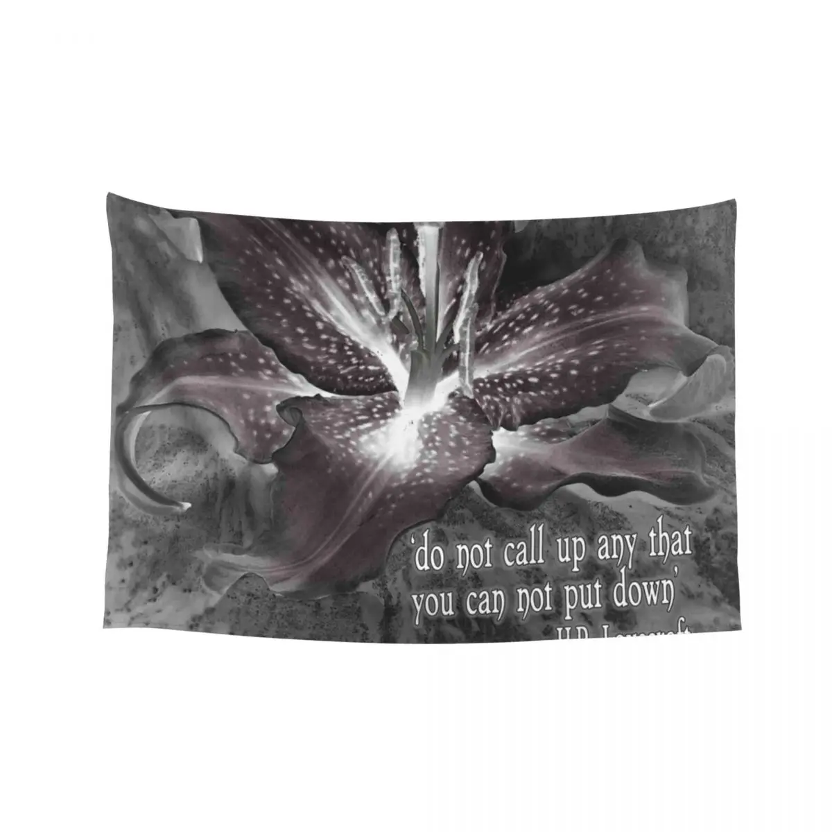 

Lovecraft - Do Not Call Up Anything You Can Not Put Down Tapestry Carpet Wall Decor For Room Decoration Room Tapestry