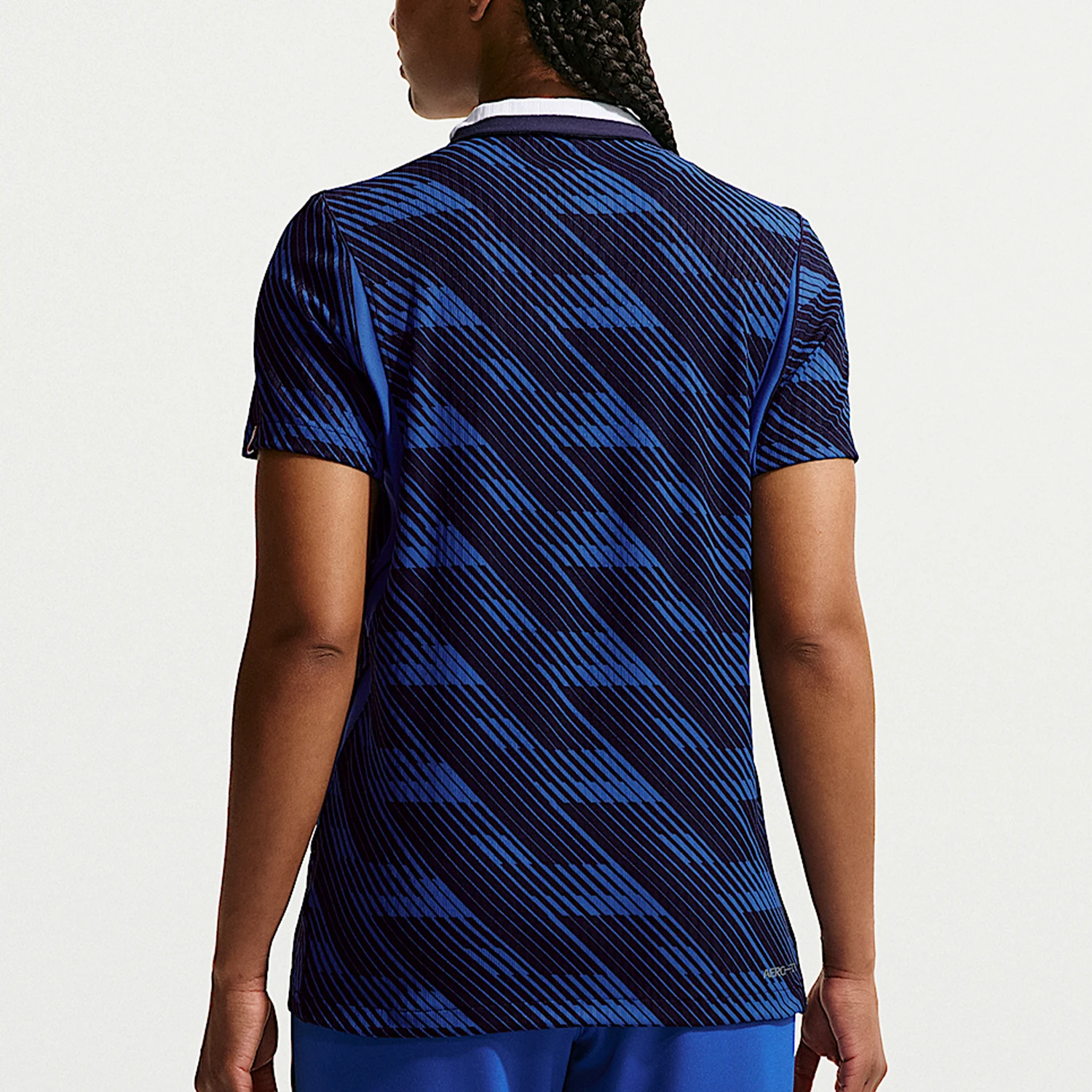 Nike genuine Aero FIT women's football refreshing short sleeved polo shirt IB5248-480