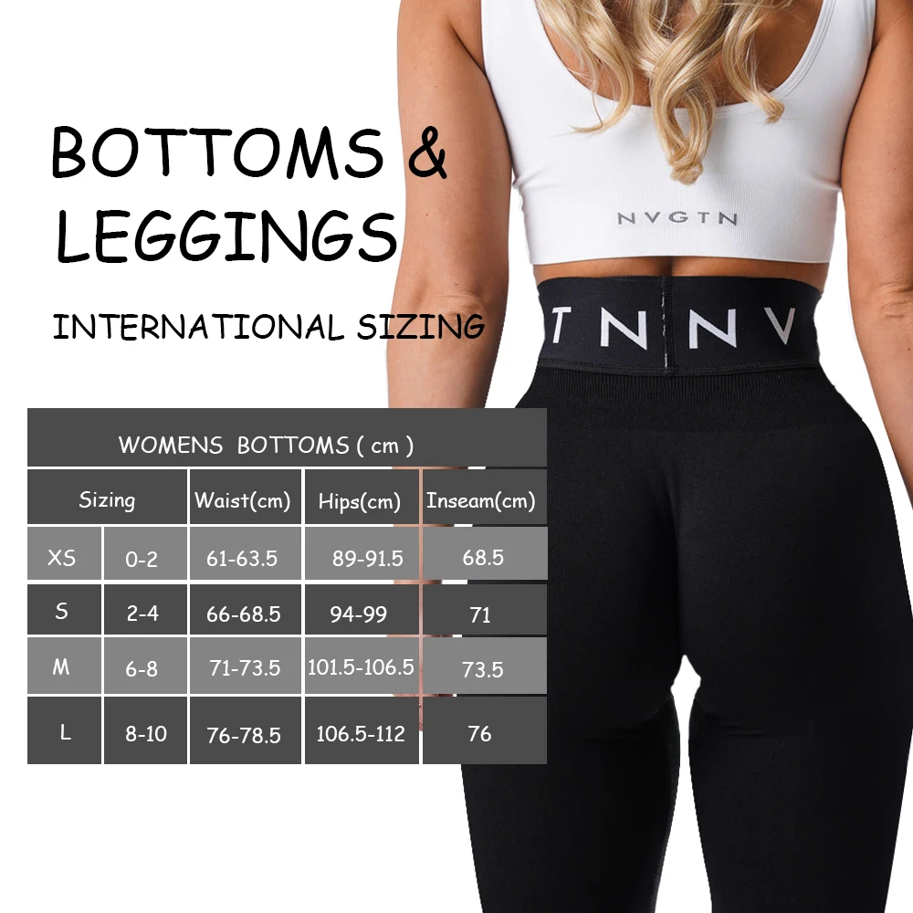 NVGTN Women Seamless Leggings Butt Lifting Leggings High Waisted Tummy Control Workout Yoga Pants NV Seamless Leggings