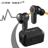 ARM NEXT Tactical Communication Pickup Noise Reduction headphones earplugs Beta Electronic Earmuff NRR27dB NEW ITEM