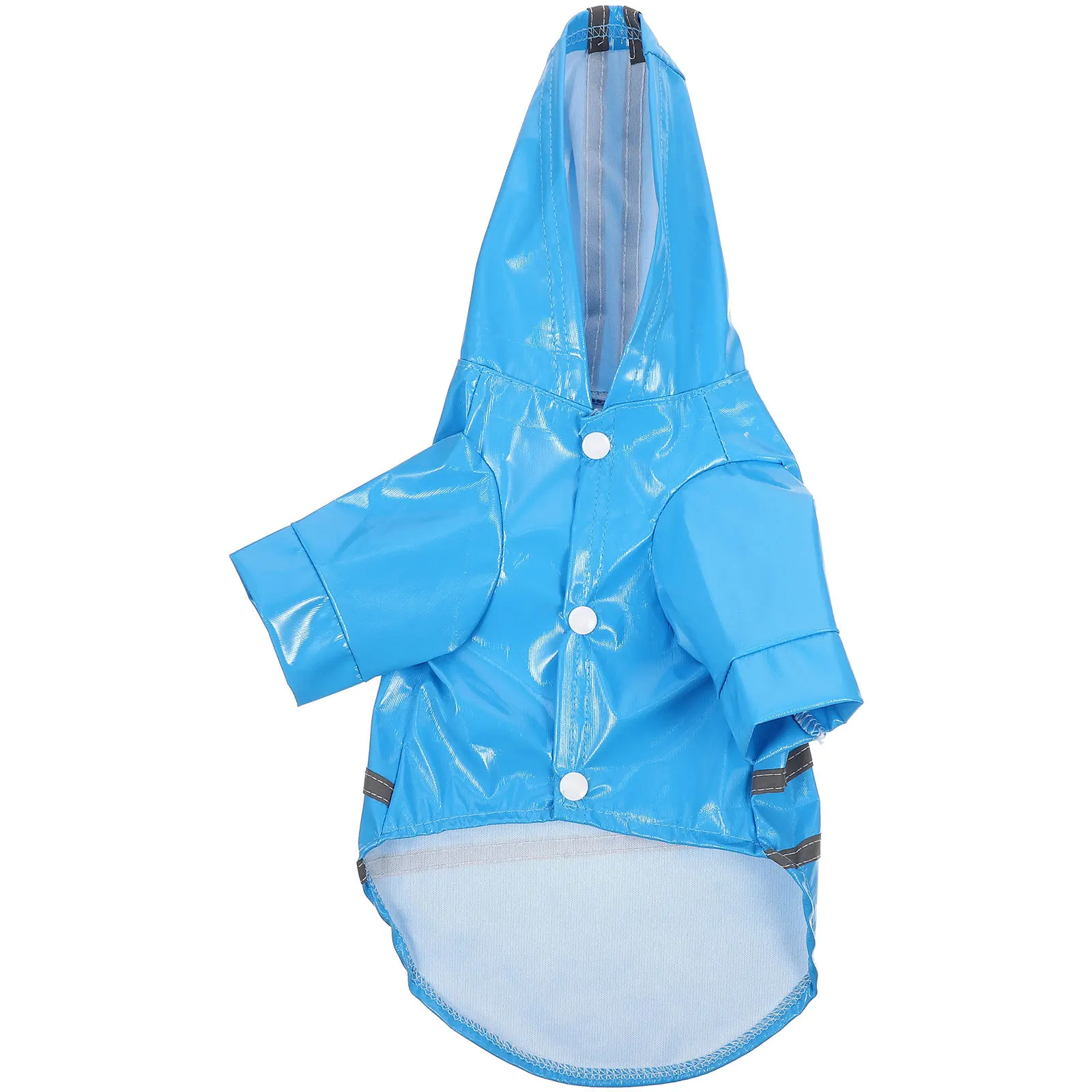 

1pcs Dog Raincoat Lightweight Waterproof Reflective Hooded Pet Rain Jacket For Small Medium Dogs Outdoor Walking Running Dog
