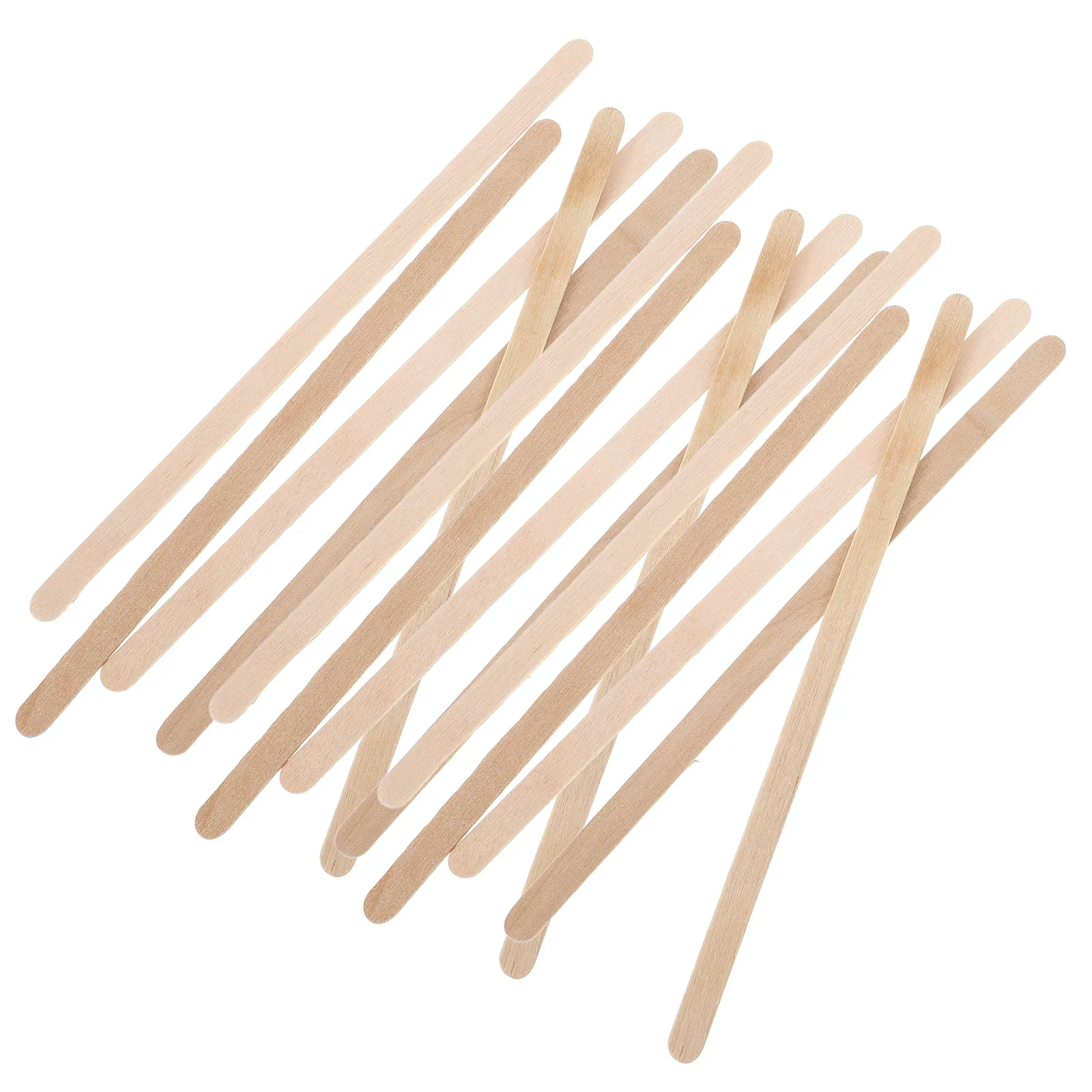100 Palitos Agitadores de Madera Versátiles para Café, Té, Whisky, Chocolate Caliente, Zumo, Cócteles y Suministros de Bar