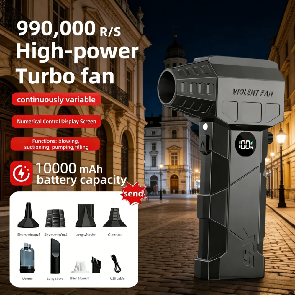 

Best-selling electric air blower,high-speed turbine jet device with brushless motor,rechargeable powerful dust removal function