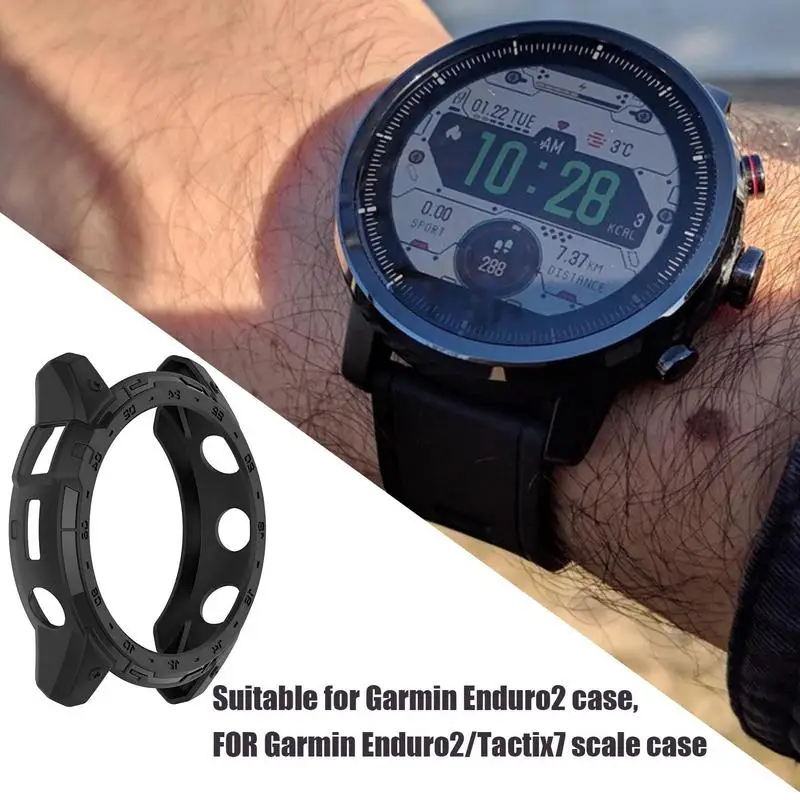 TPU CASE For Garmin Tactix7 Pro 7Pro Screen Protector For Garmin Enduro 2 Enduro2 Bumper Dustproof Cover Smartwatch Accessories