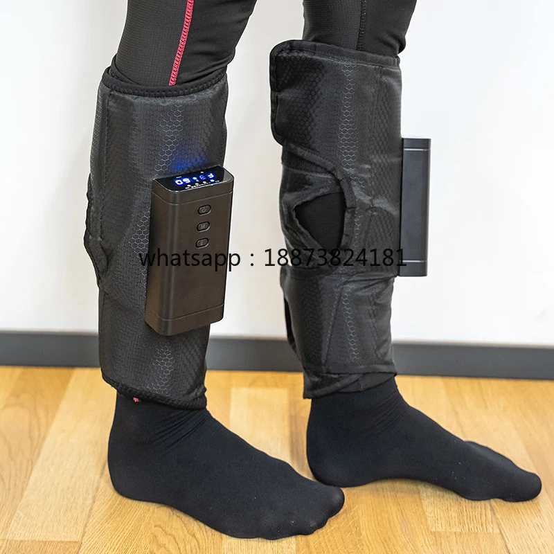 Factory Manufacturer High Quality Circulation Fast Recovery 2 Chamber Portable Foot and Leg Air Massage Boots  fast shipping