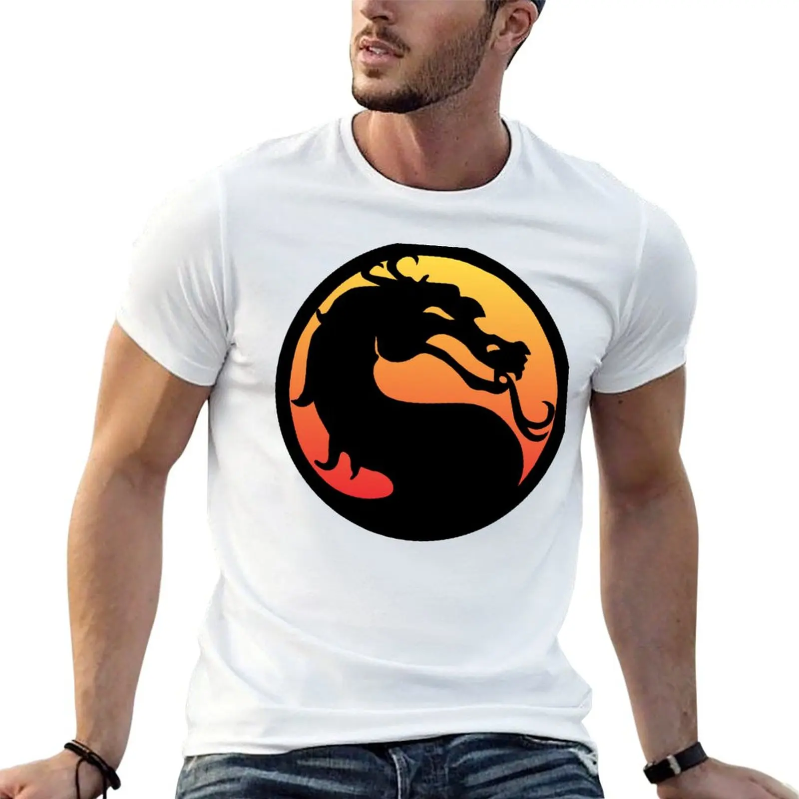 

casual man shirts shirt the kombat for best graphic T-Shirt man dragon t mortal t tees