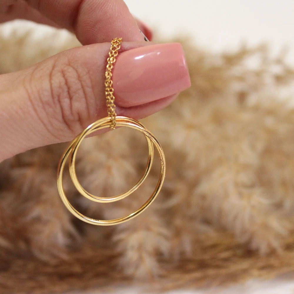 Fashion Large Circle Earrings for Women Statement Stainless Steel Geometric Earrings Hanging Earrings Fashion Jewelry Wholesale image 3