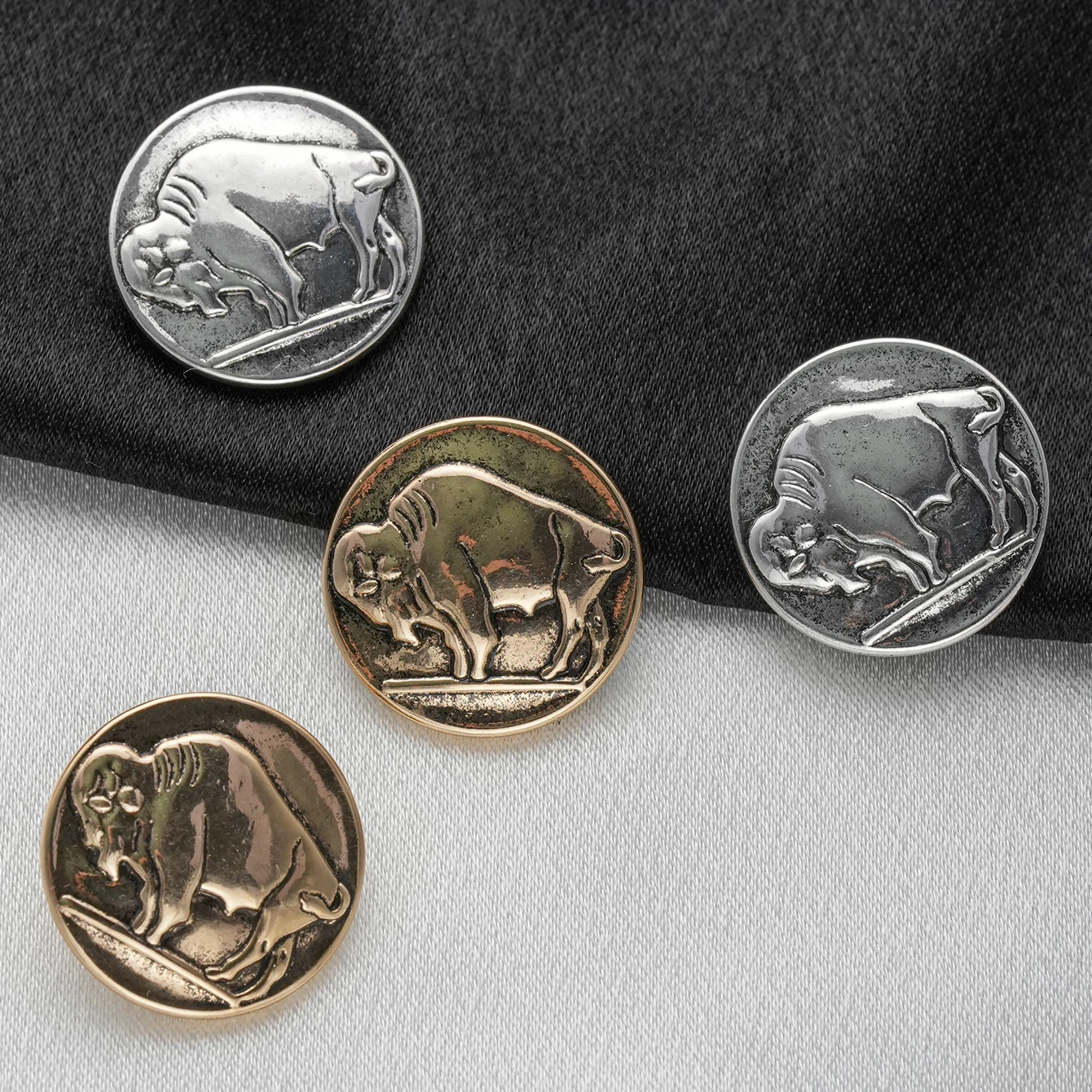 

Набор металлических пуговиц в ретро-британском стиле, круглые, с изображением слона, 10/20 штук, для декоративной отделки свитеров и пальто, для ручной строчки, модный аксессуар