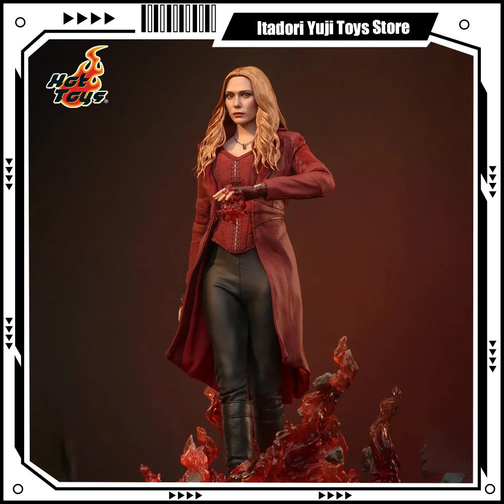 

Hot Toys HT 1/6 DX35 DX36AE Avengers：Endgame 4 Scarlet Witch Action Figures Anime Model Full Set Movable Joints Collection Gift