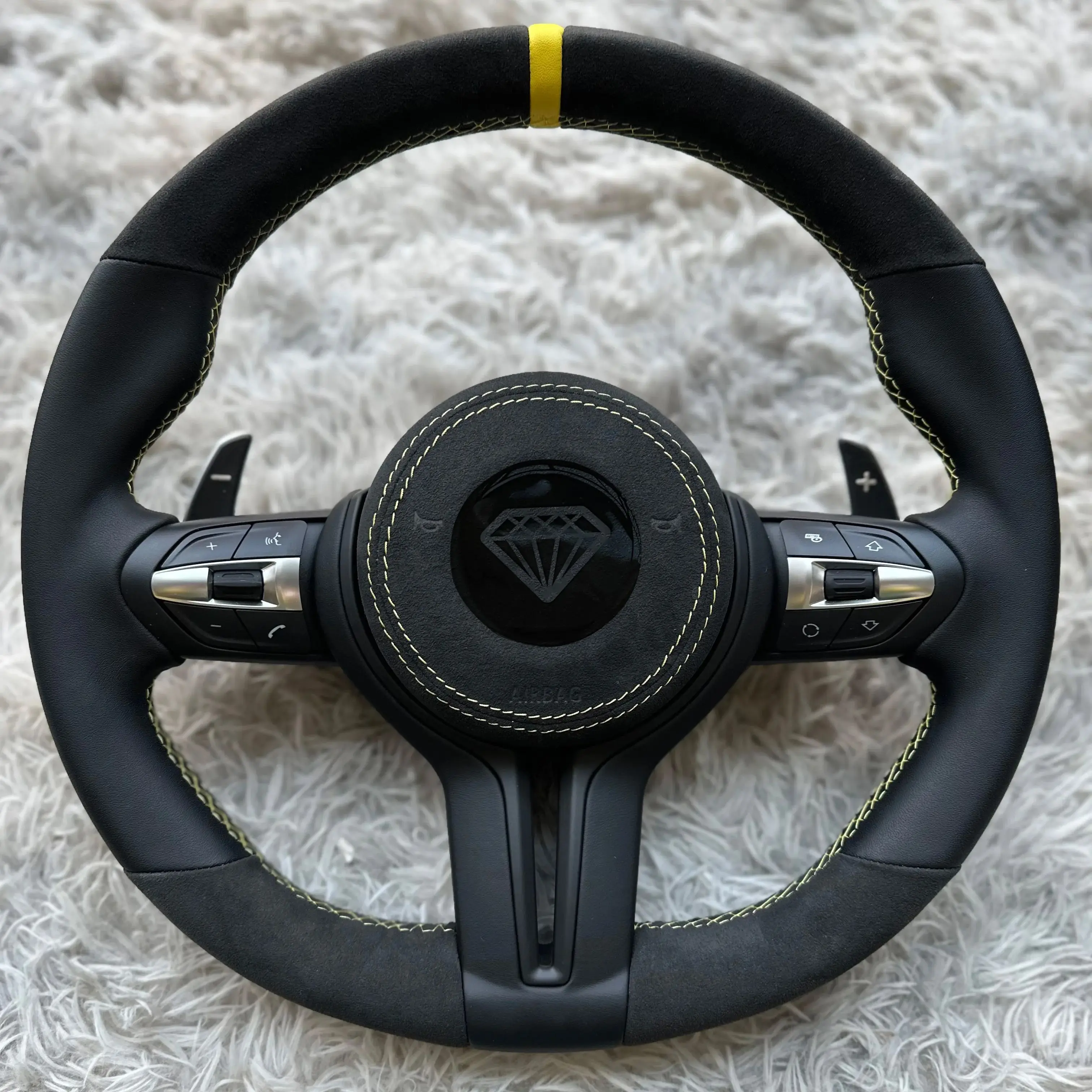 M Sport Steering Wheel for bmw e60 E46 E90 E38 E39 X5 E70 E81 E83 X1 E84 E87 E82 E92 E93 M3 3 series carbon fiber steering wheel