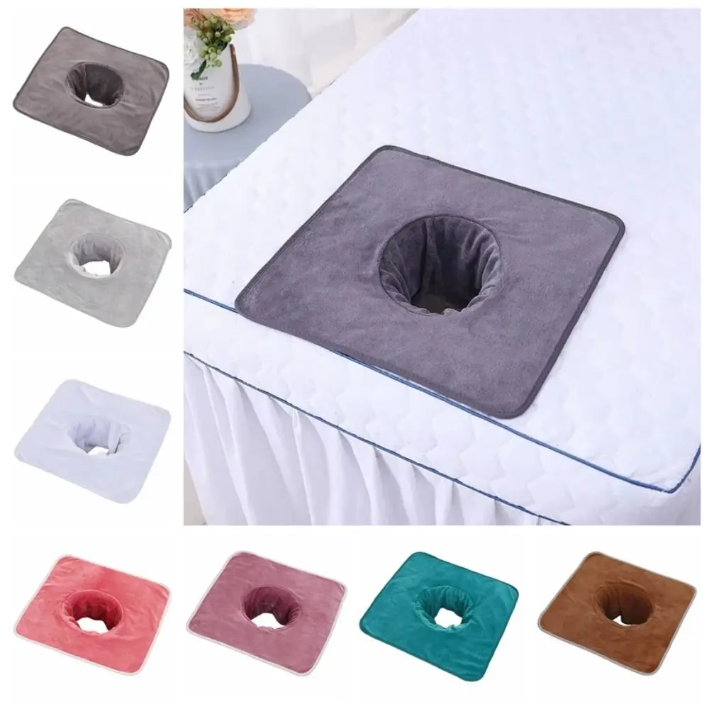 

Ergonomic Thickened Massage Face Towel Soft Breathable Beauty Salon Towel Comfortable Reusable SPA Massage Towel Personal Care
