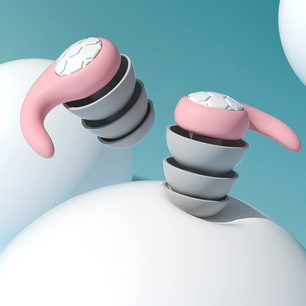 Силиконовые беруши для защиты ушей, звукоизоляция, беруши для плавания, водонепроницаемые мягкие беруши для дайвинга для безопасности слуха