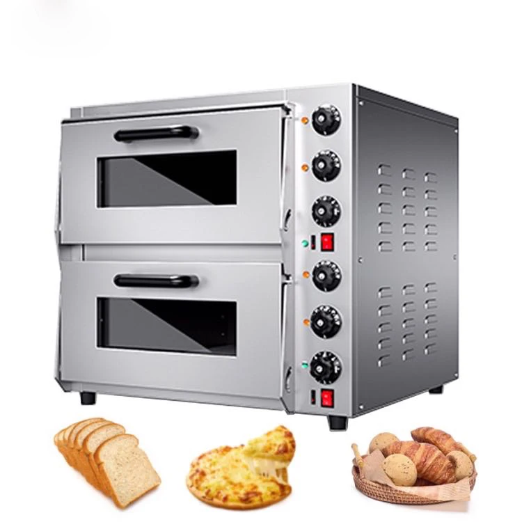 

Commercial Double-layer Large-capacity Pizza Tart Cake Double-layer Independent Temperature Control Multifunction Oven Provided