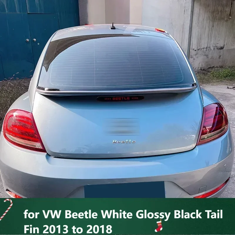 

Spoiler for VW Beetle White Glossy Black Tail Fin 2013 to 2018 Car Rear Wing Accessories