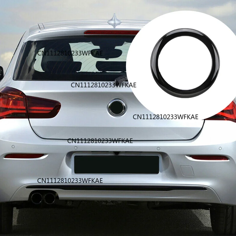 1PC Auto Gloss Black Rear Badge Guide Ring Surround for BMW F20 F21 1 Series M135i M140i Durable Auto Parts External Parts