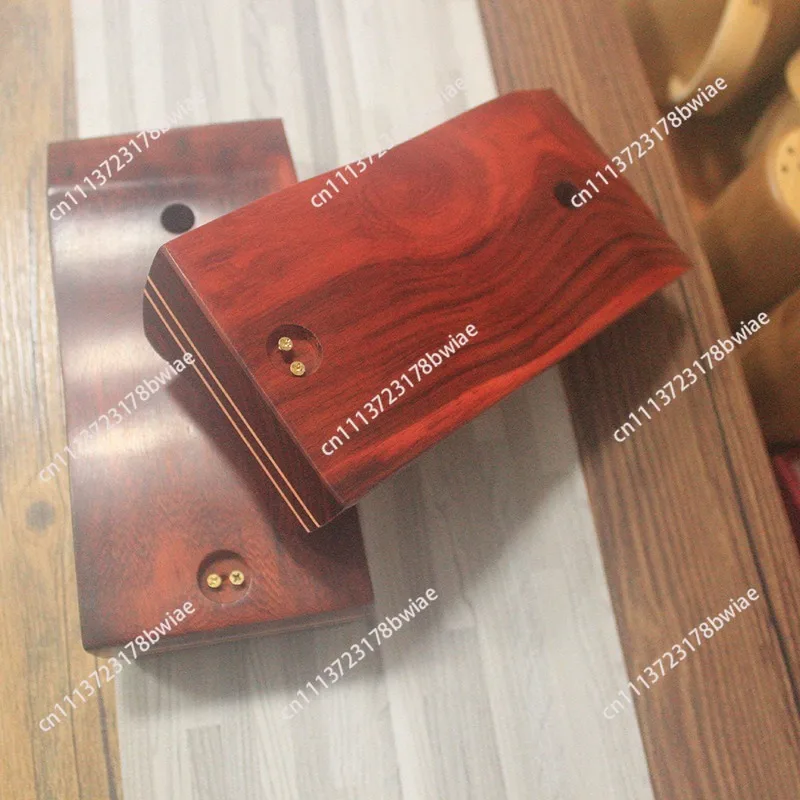 Musical instrument spare parts Rosewood flower drum large tube bottom support flower drum frame bracket bottom support