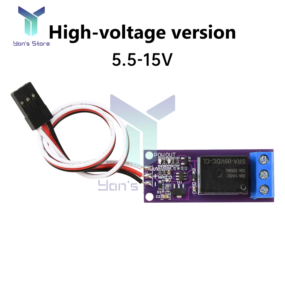 Modelo de avião rc, receptor 5v diy, interruptor de relé pwm DC5-12V, controlador de energia pwm, controle remoto para câmera, bomba de óleo de fumaça, campainha de luz