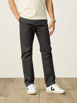 SIMWOOD 2025 Autumn New Regular Straight 270gsm Fabric Pants Men Casual Classical Chinos Trousers 3