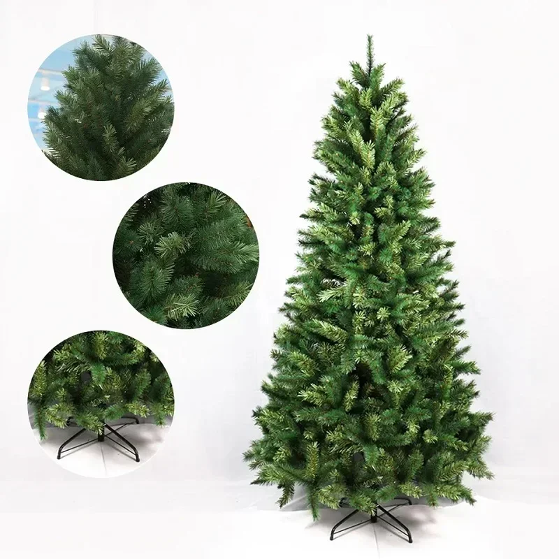 Artificial Christmas Tree PVC Christmas Tree Decoration Indoor and Outdoor Atmosphere Decoration Supplies 120-240cm