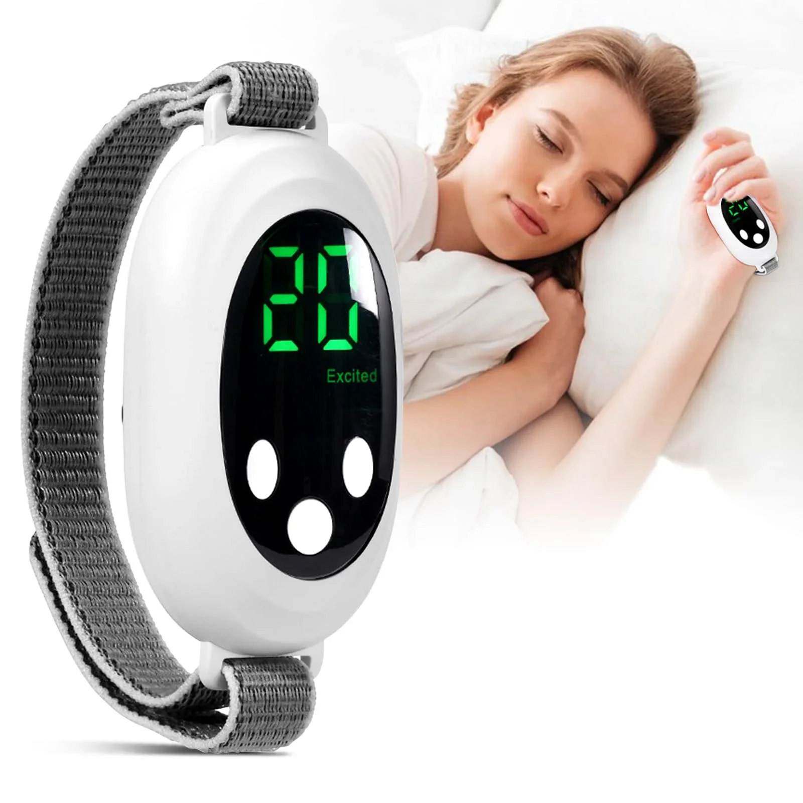 

EMS Sleep Aid Machine Sleep Instrument Portable Sleep Aid Device Handheld Watch with Intelligent Sleep Tracking