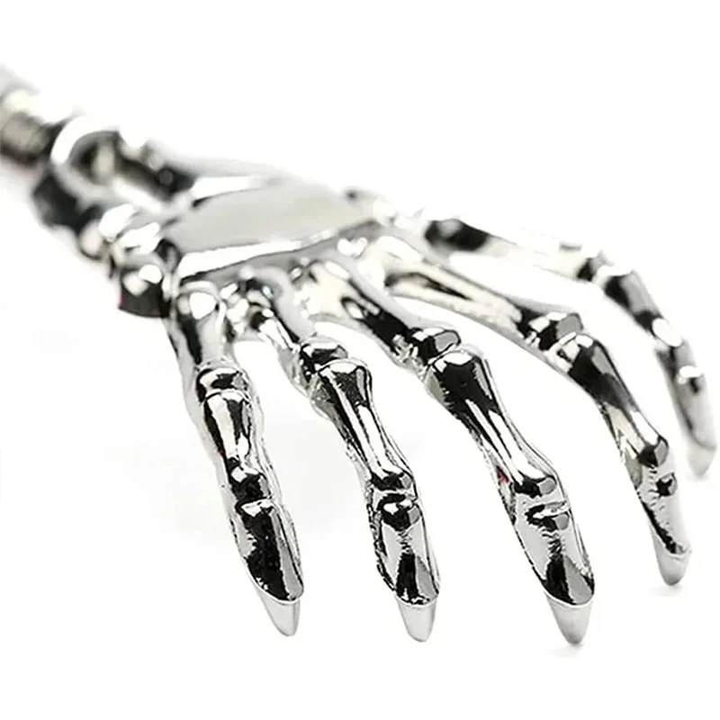 Случайный 1 шт., выдвижной зуд, старик, ремесленный массажер для спины, скребок из нержавеющей стали, телескопический скребок