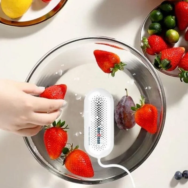 Purificatore alimentare strumento per la pulizia di frutta e verdura Protable frutta verdura lavatrice a forma di capsula purificatore alimentare Wireless