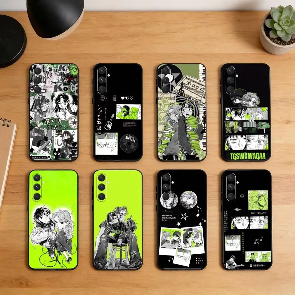 

T-TGSwiiwagaa MitsuAya Phone Case For Samsung S26,S25,S24,S23,S22,S21,Ultra,Plus,FE Black Soft Cover