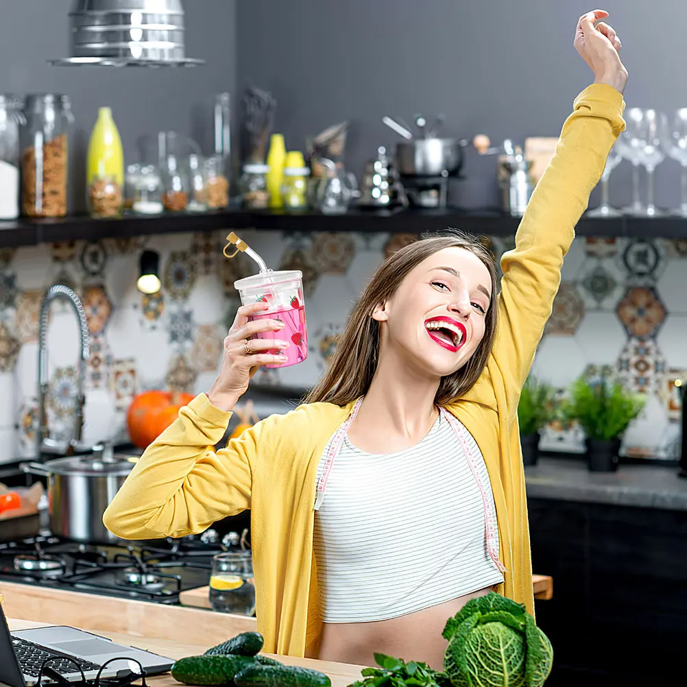 

36 Pcs Straw Cap Straws with Caps Dustproof Silicone Replacement Tips Cover for Topper Milk Tea