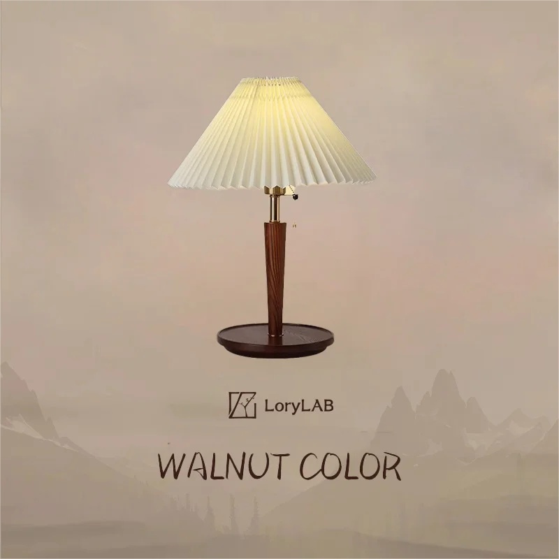 

Bedroom bedside lamp, InS-style homestay retro decorative lamp, internet-famous red light, simple study