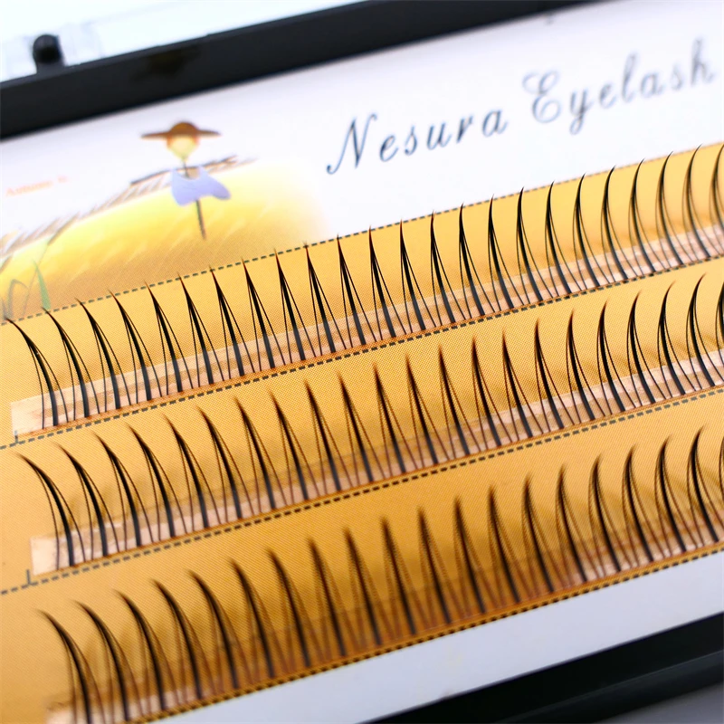 Natürliche einzelne Cluster-Falsche Wimpern, 1 Box 120 Cluster, weibliches Make-up, Wimpernverlängerung, Werkzeug für falsche Wimpern