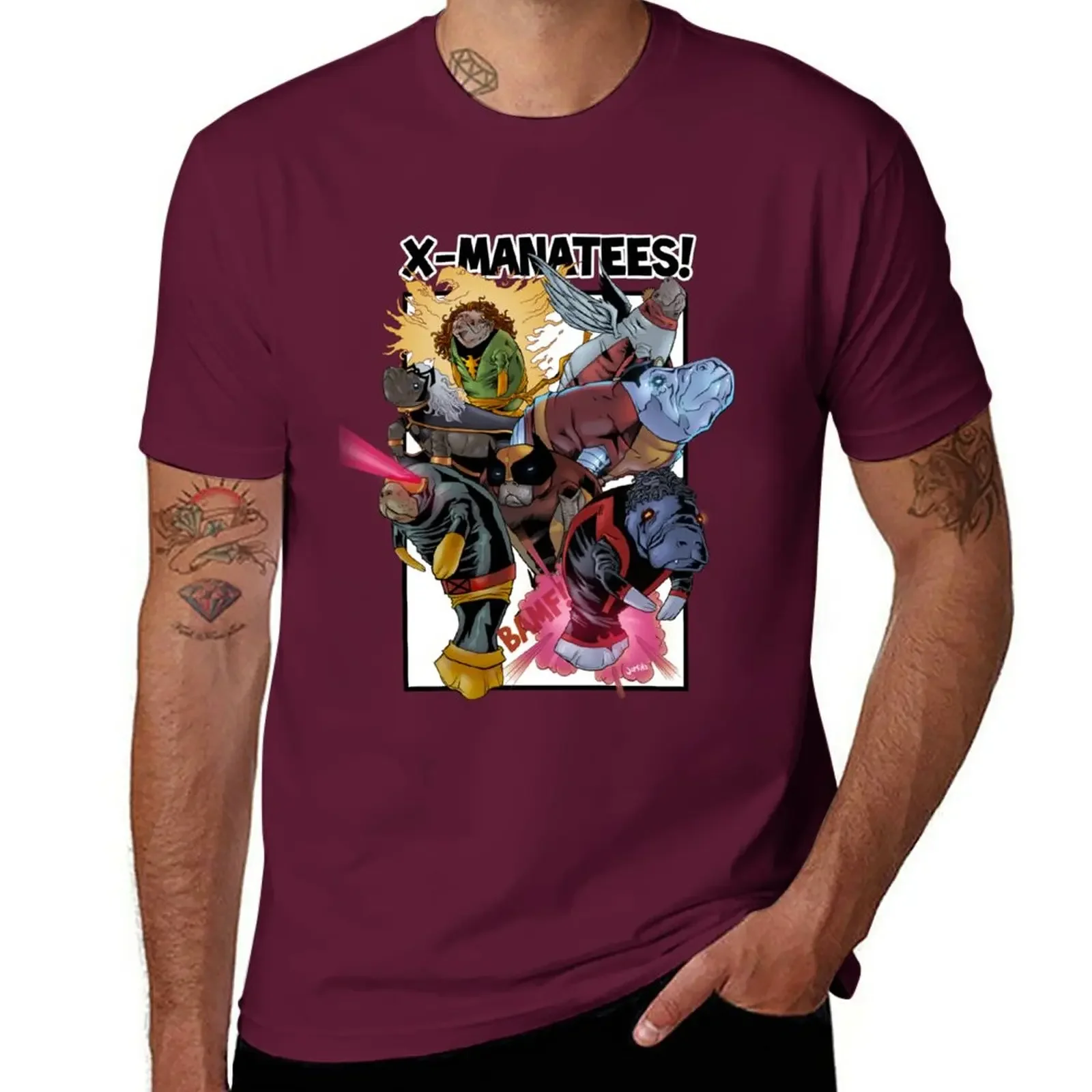 New edition men graphic clothing custom harajuku fashione streetwear manga Outfits MALE Short Sleeve X-Manatees! SALE! t shirts