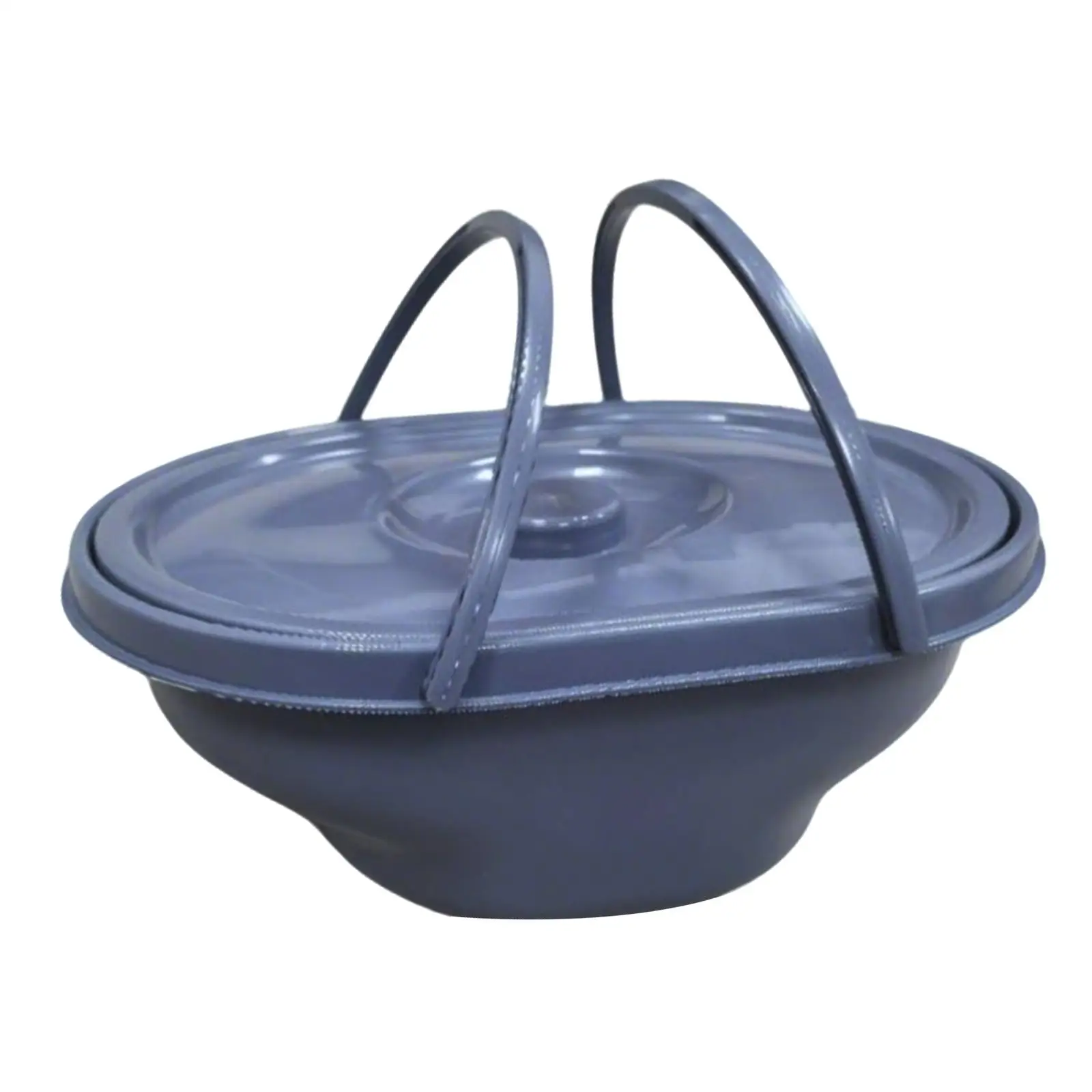 وعاء الغرفة العملي قعادة عديم الرائحة سهلة التنظيف Bedpan غطاء مانع للتسرب السرير صوان مبولة للمنزل الحمام ليلة التخييم السفر