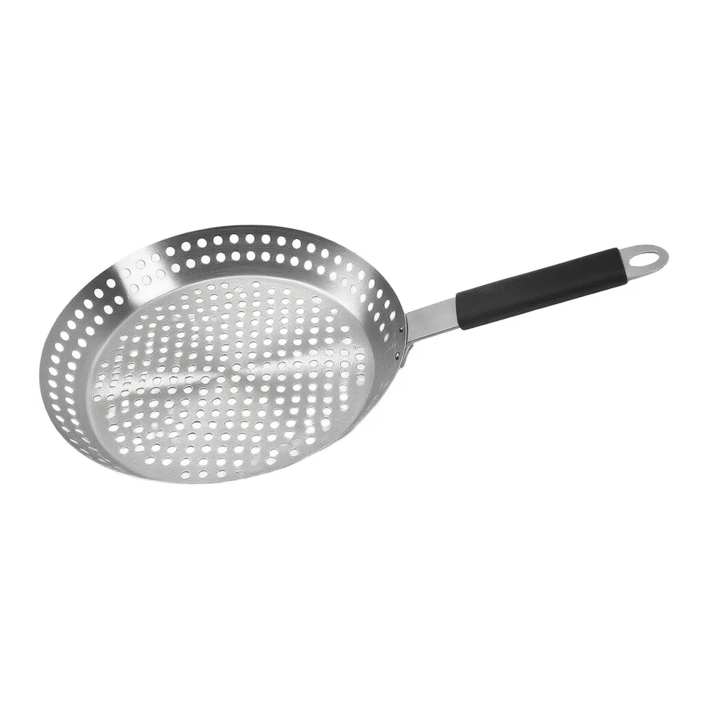 Thickened Stainless Steel Grill Tray with Grease Drain Capability for Consistent Performance on All Grill Types