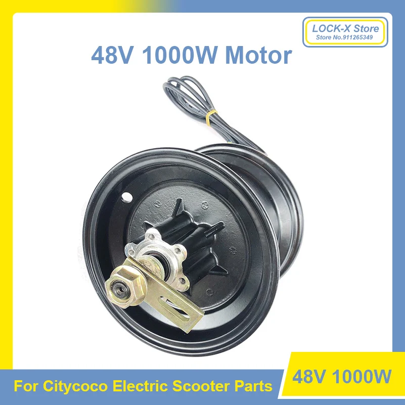 

48V 800W 1000W Original Hub Motor for 10x6.00-6 13x6.50-6 15x6.00-6 145/70-6 Tire Small Citycoco Electric Scooter Parts