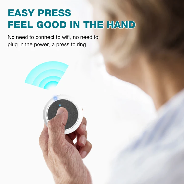 Emergency SOS Medical Alert System Seniors Elderly Household Wireless Elderly Caregiver Pager Call Button