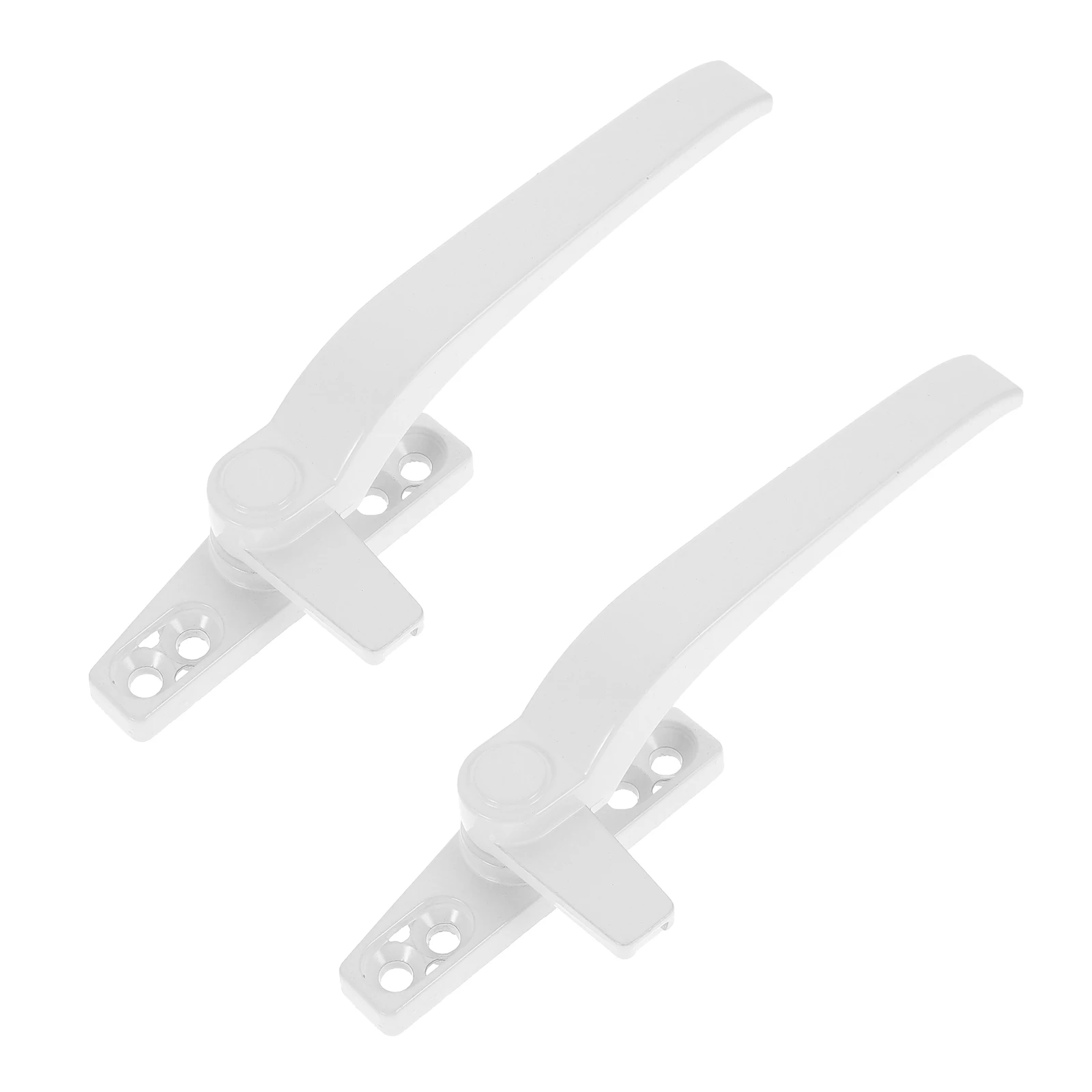 

2Pcs Window Handle Aluminium Pull White Double Glazed Modern Gate Handle Anti Rust Corrosion Resistant Stable Installation
