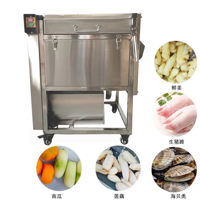 High Output Automatic Potato Washing And Peeling Machines Potato Washing Peeling Machinery