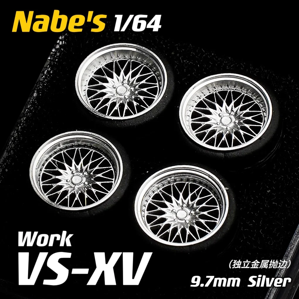 Ruedas 1/64 Nabes X Chika Work VSXV Tuning Wheels 9,7 mm 8,9 mm