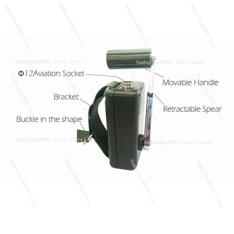 0-28 Hand Crank Generator 30W 0 to 28V USB for Outdoor Phone Laptop Charging