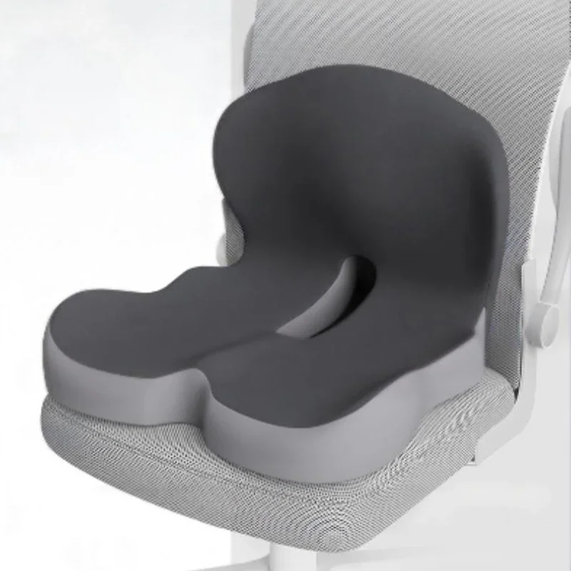 L-Shaped Memory Foam Cushion Ergonomic Office Chair Seat Pressure-Reducing Hip Waist Support Tailbone Pillow Car Seat Cushion