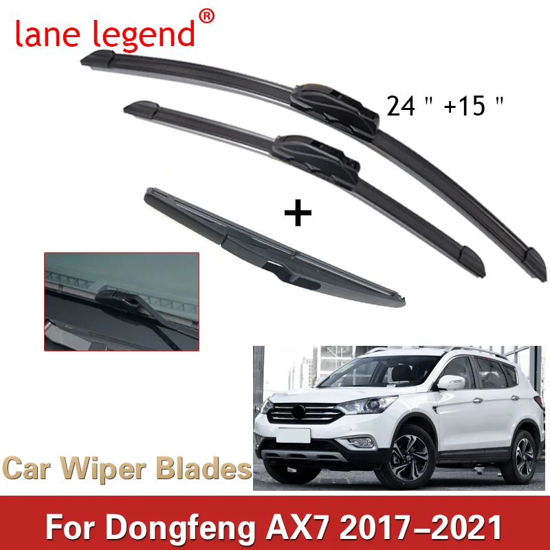 Pióra wycieraczek samochodowych do Dongfeng AX7 2017 2018 2019 2020 2021 Akcesoria samochodowe Przednie tylne pióra wycieraczek Obcinacz szczotek