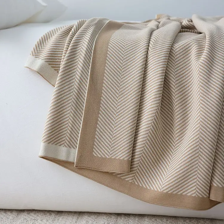 Nordic ins style knitted blanket casual sofa cover blanket air conditioning blanket new factory in stock
