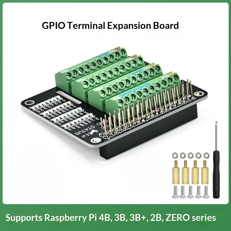 Raspberry Pi Gpio Terminal Expansion Board Suitable for Raspberry Pi 4b 3b 3b+ Zero
