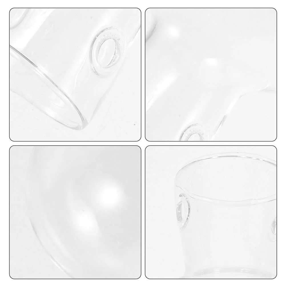 

2Pcs Glass Vase Accessories Stylish Bulb Vase Transparent Glass Planters for Air Plants Houseplants Centerpiece Decorative Use