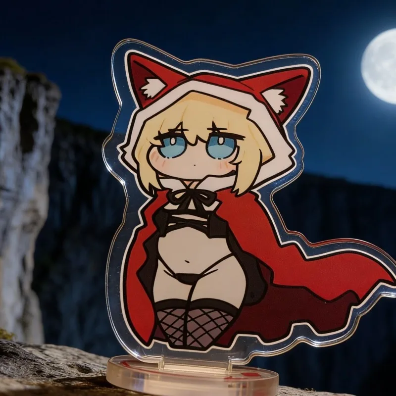 Figura de acción acrílica de anime BLACK SOULS, Grimm Node Leaf Alice 02-A, placa decorativa Kawaii para escritorio, periféricos creativos, regalo lindo