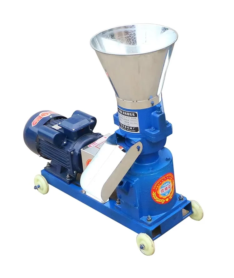 Small Household Feed Pellet Machine Chicken Duck Fish Goose Sheep Pig Breeding Livestock Granulator Rubber Making Machinery