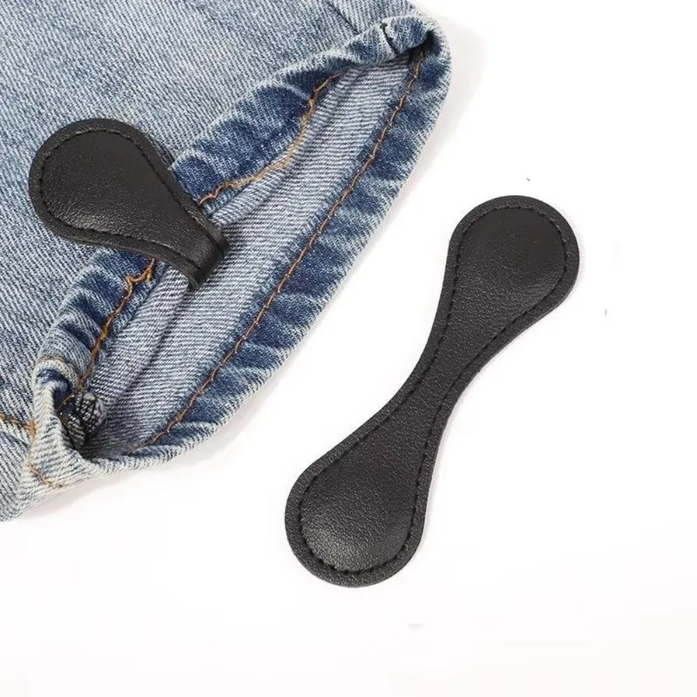 New PU Leather Magnetic Hem Clips Magnet No-Sew Magnetic Sleeve Clips Non-Slip Hold Detachable Trouser Leg Clips Cooking Use