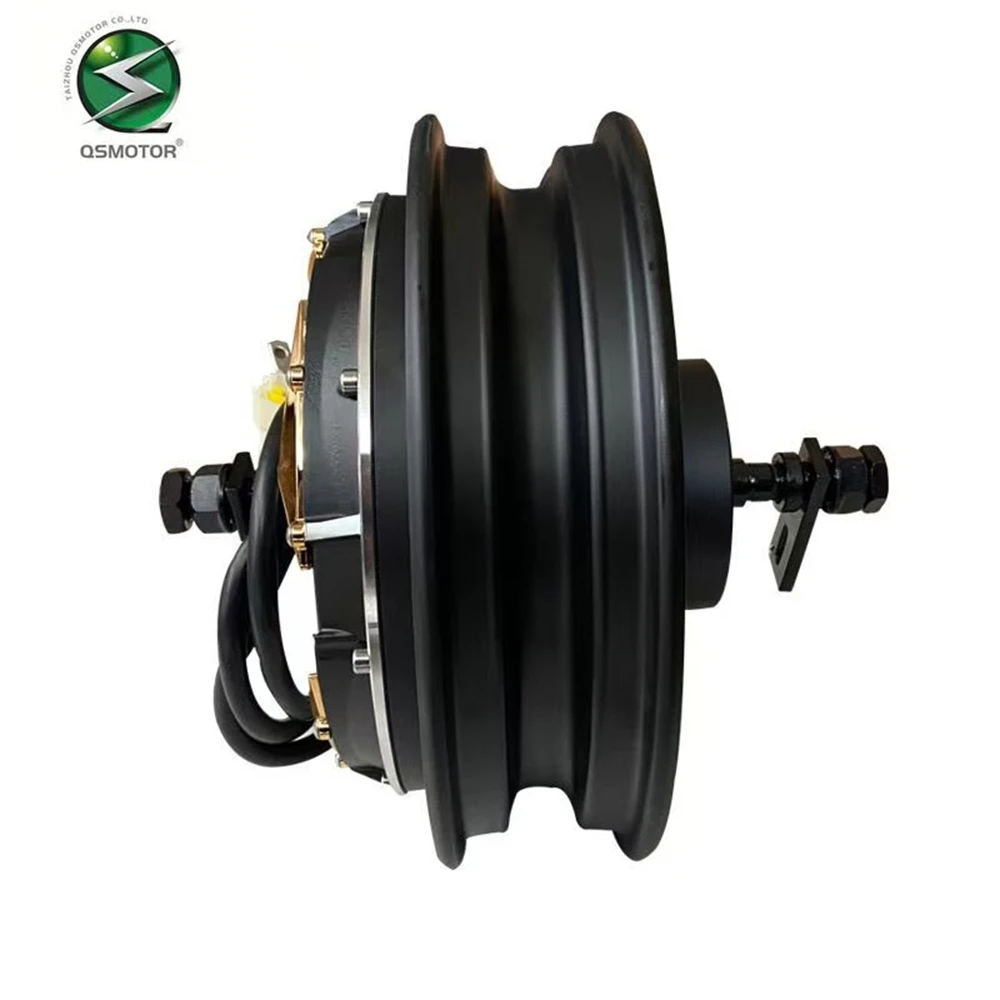 QS 10inch 4-Generation Power Saving Motor 48V-96V 1500-3500W High Power Brushless DC Motor Electric Scooter Rear Whee Hub Motor
