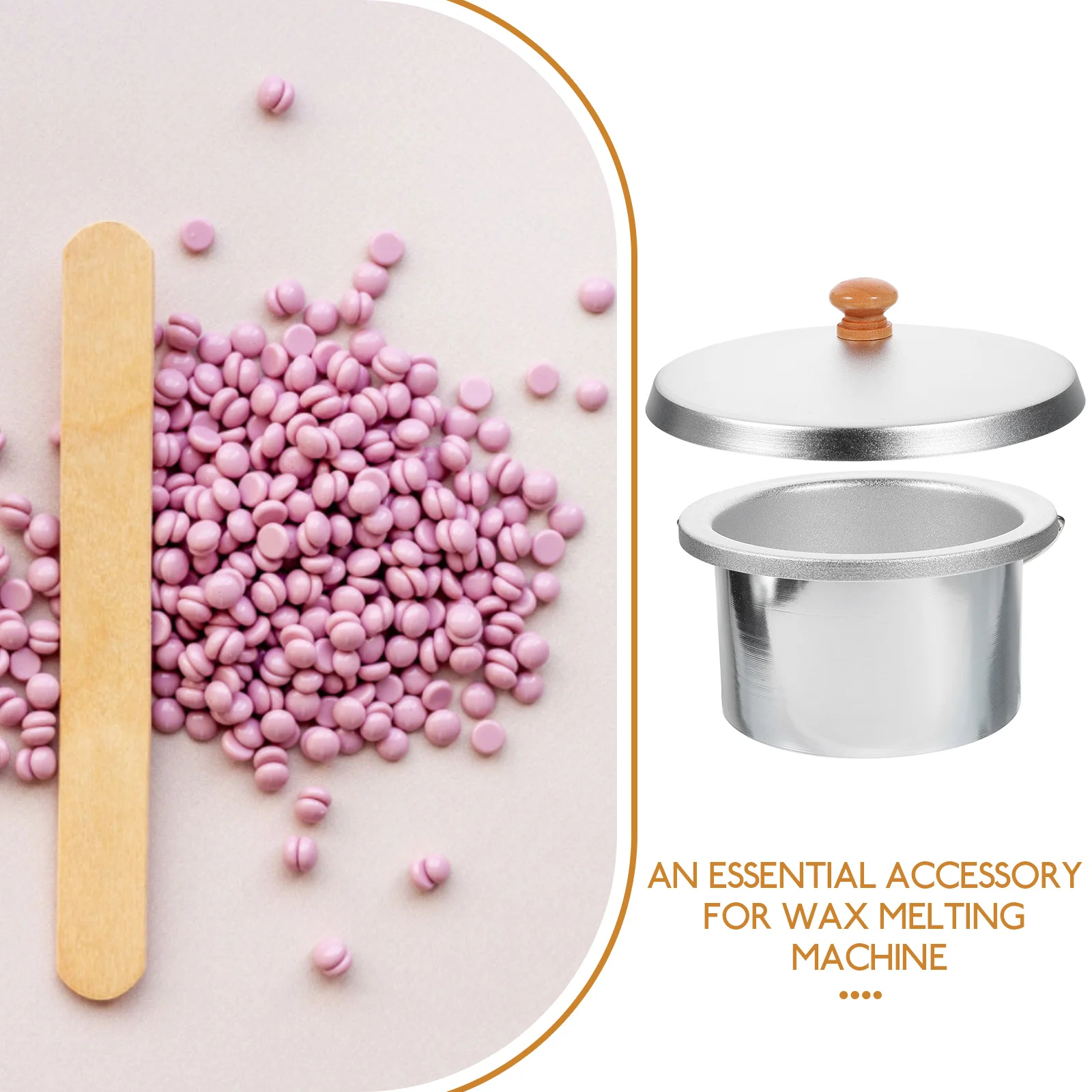 

Inner Pot Lid Set for Heater Essential Accessory Melting Machine Iron High Temperature Resistant Non-Stick Surface Easy Clean
